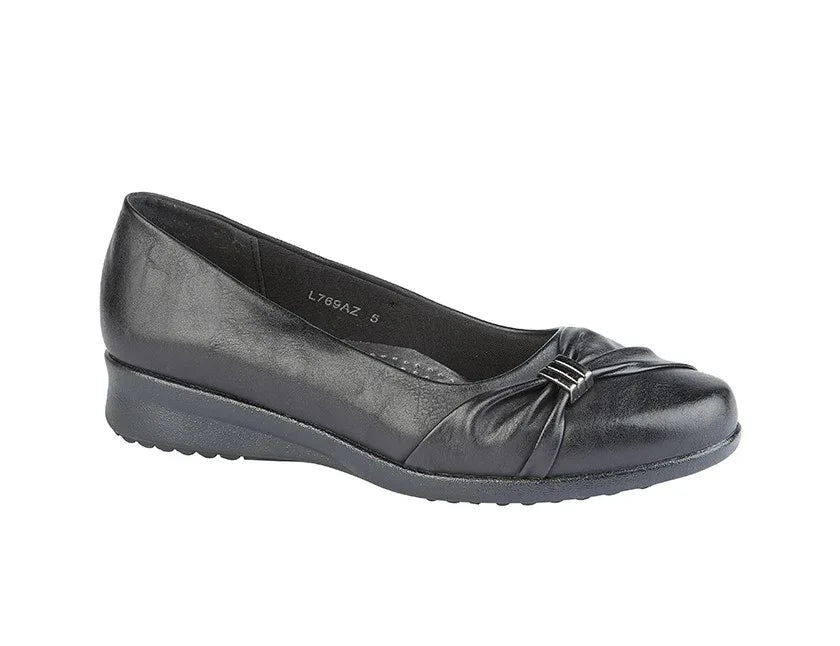 Womens Black Slip On Wedge Shoe Womens Black Slip On Wedge Shoe
