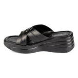 Sandal Slide On Casual Black - Watney Shoes 