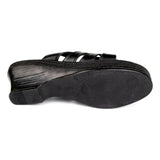 Sandal Slide On All Black - Watney Shoes 