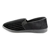 Mens Full Slippers Black - Watney Shoes 