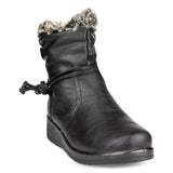 Amaretti Faux Fur Boot Black - Watney Shoes 
