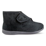 Mens Black Boot Slippers - Watney Shoes 