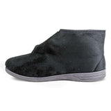 Mens Black Boot Slippers - Watney Shoes 