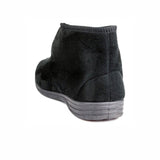 Mens Black Boot Slippers - Watney Shoes 