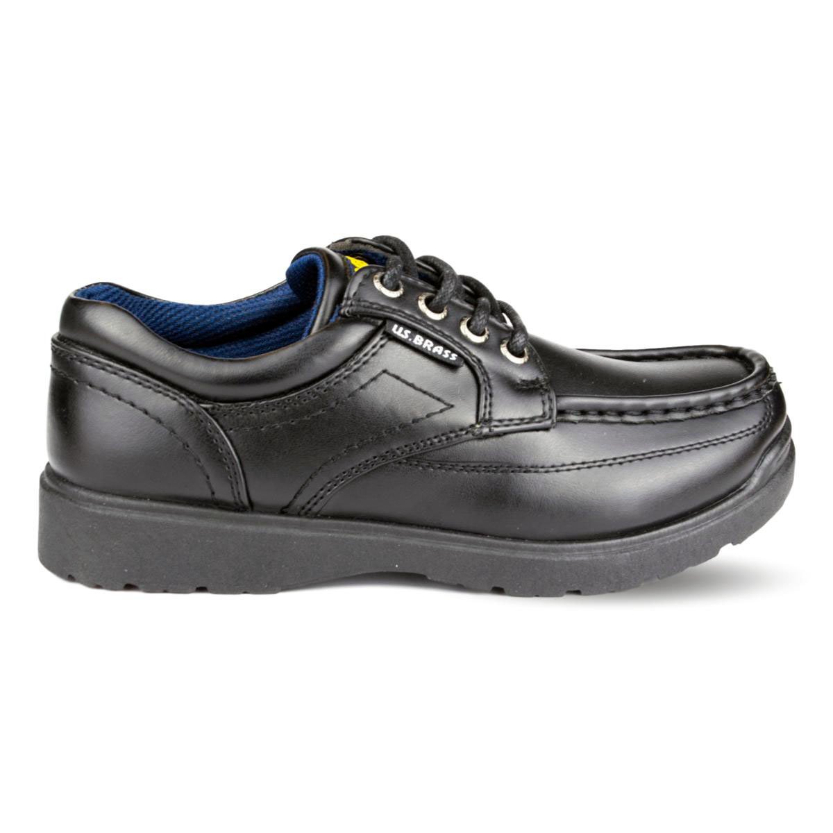 Boys Black Lace Up School Shoe - Watney Shoes 
