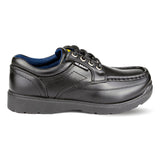 Boys Black Lace Up School Shoe - Watney Shoes 