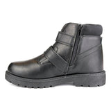 Boys Black Zip Up Ankle Boot - Watney Shoes 