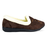 Fern  Slippers Dark Brown - Watney Shoes 