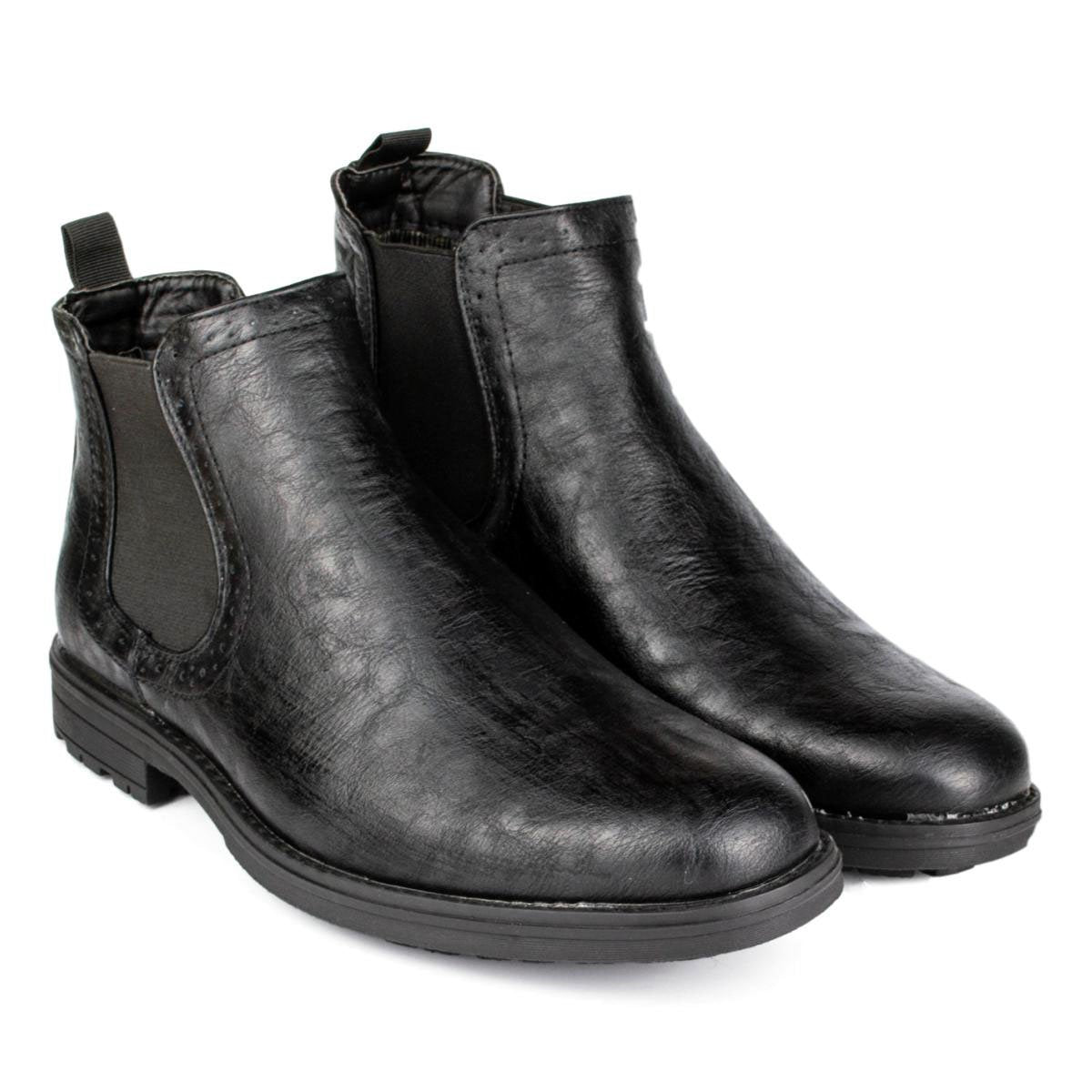 Men's Chelsea Boot in Black - Watney Shoes 