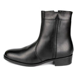 Mens Zip Up Boot in Black - Watney Shoes 