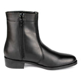 Mens Zip Up Boot in Black