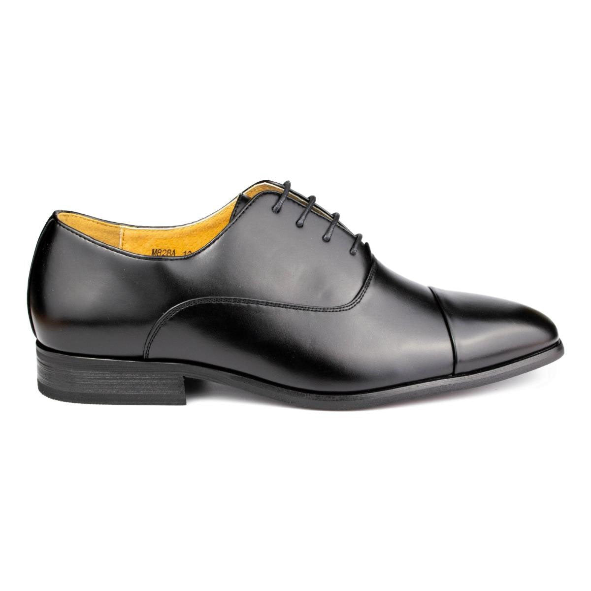 Mens Black Lace Up Oxford Shoe - Watney Shoes 