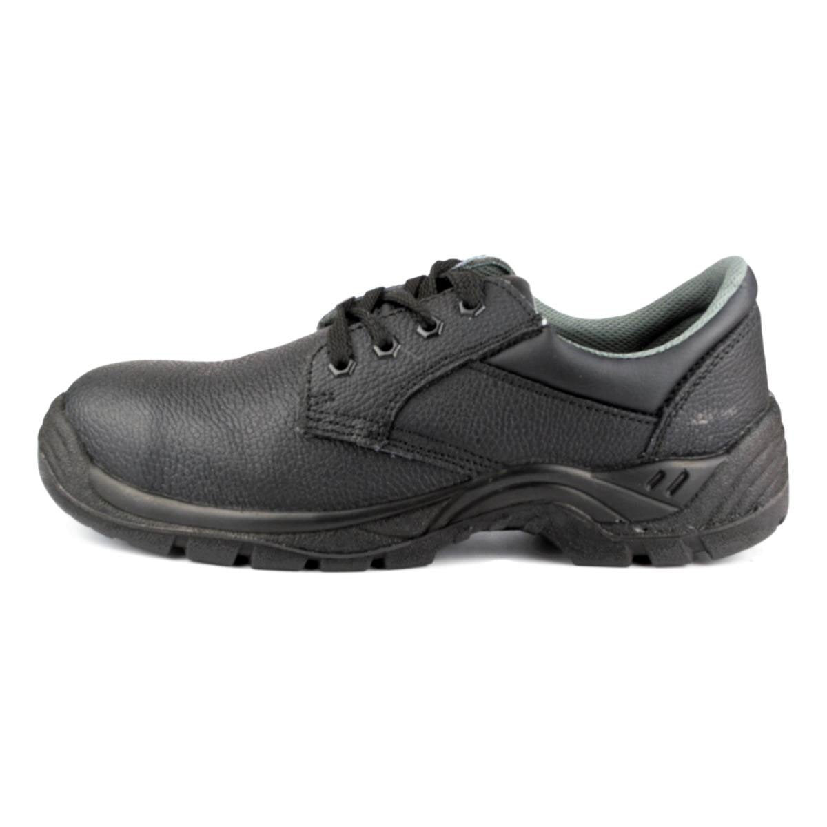 Men's Steel Toe Cap Shoe in Black - Watney Shoes 