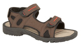 Men Sports Sandal Fasteners Brown