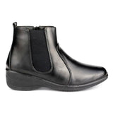Maple Boots Twin Gusset Side Zip black - Watney Shoes 