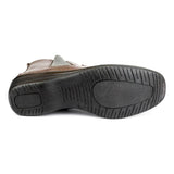 Womens Grey Zip Up Chelsea Boot - Watney Shoes 