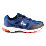Men's Blue Lightweight Comfort Trainers - Watney Shoes 