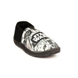 Star Wars Boys Black & White Slipper Slip On - Watney Shoes 
