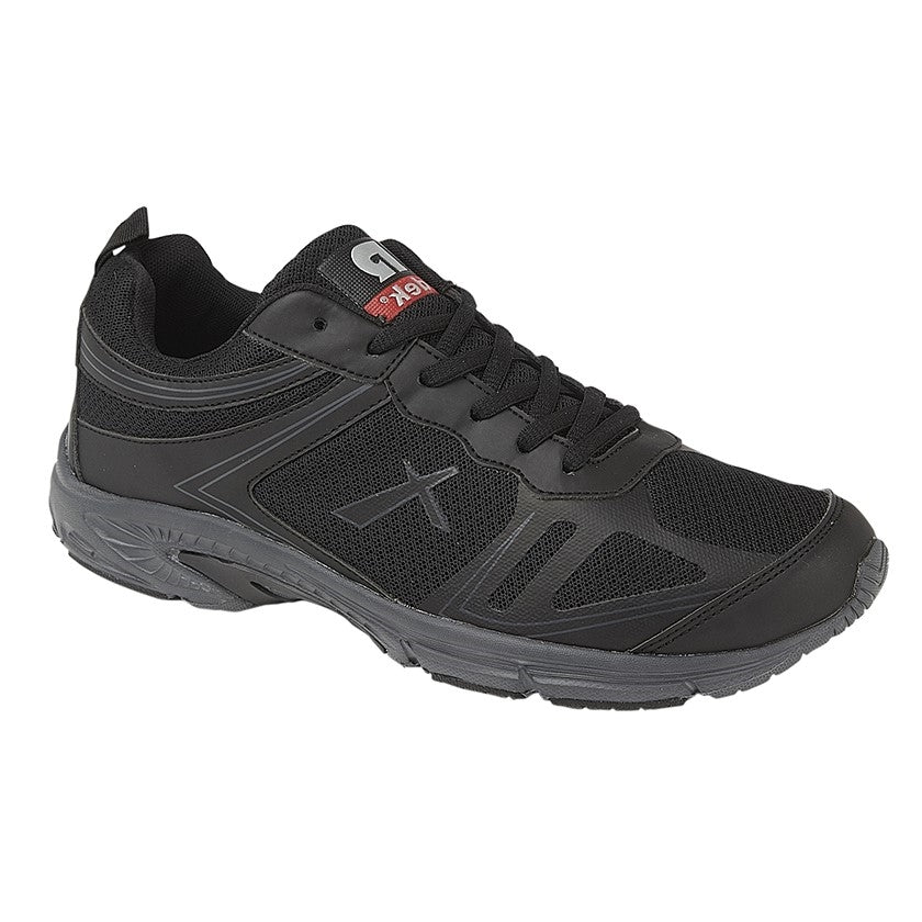 Mens Black Lightweight Trainer Lace Up