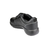 Boys Black Casual Shoe Strap Fasten - Watney Shoes 