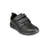 Boys Black Casual Shoe Strap Fasten - Watney Shoes 