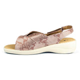 Womens Taupe Comfort Sandal - Watney Shoes 