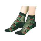 Women's Silk Lace Ankle Socks