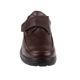 Mens Black Fastening Strap Shoe - Watney Shoes 