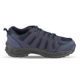 Mens Lace Up Hiker Trainer in Navy - Watney Shoes 