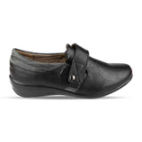 Womens Comfort Shoe Black Touch Fasten