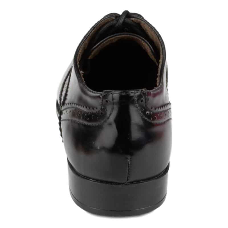 Black patent best sale leather work shoes