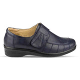 Womens Comfort Shoe Blue Touch Fasten