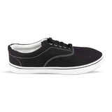 Mens Lace Up Canvas in Navy - Watney Shoes 