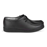 Mens Black Lace Up Casual Shoe - Watney Shoes 