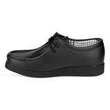 Mens Black Lace Up Casual Shoe - Watney Shoes 