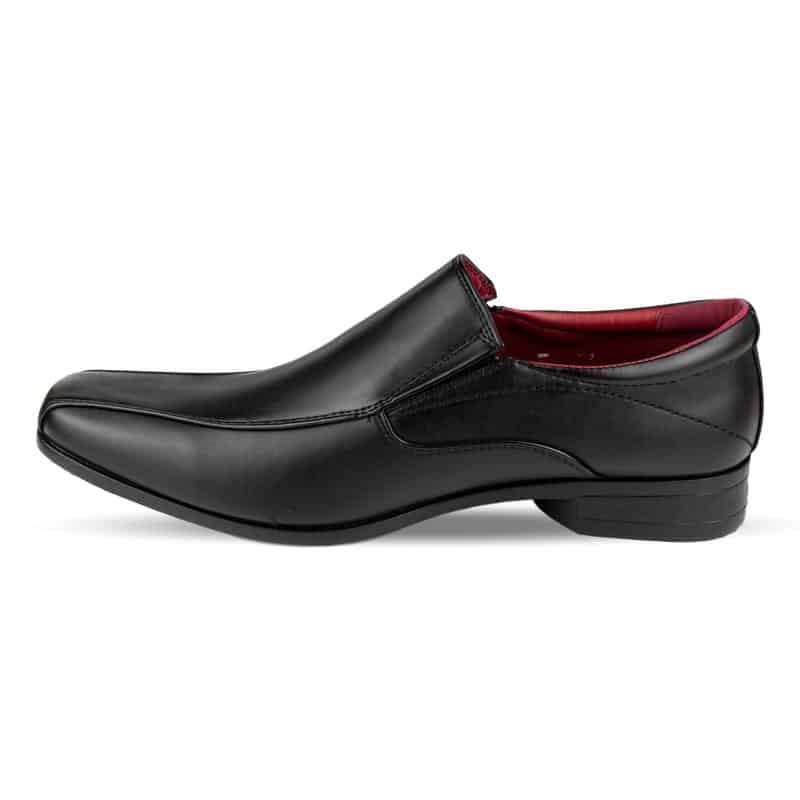 Mens Smart Shoes Slip On in Black - Watney Shoes 