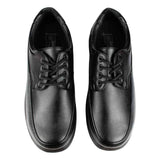 Mens Black Lace Up Comfort Shoe - Watney Shoes 