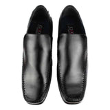 Mens Black Slip On Formal Shoe - Watney Shoes 