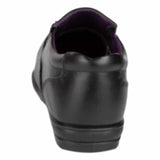 Comet Boys Smart Slip On Loafer Shoes in Black - Watney Shoes 
