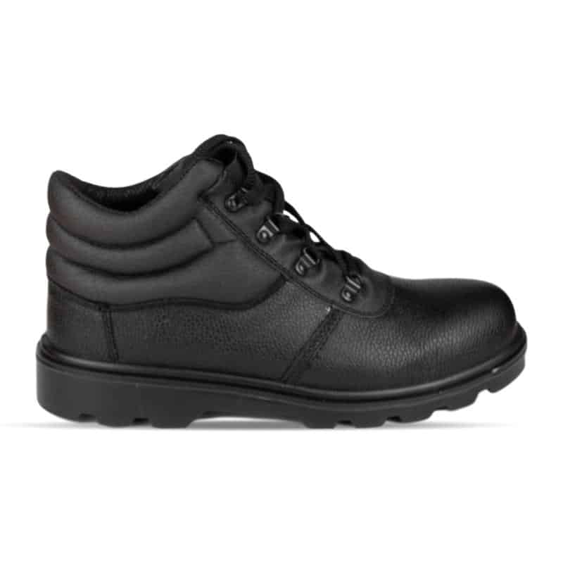 Men's Steel Toe Cap Boots in Black - Watney Shoes 