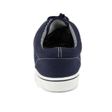 Mens Lace Up Canvas in Navy - Watney Shoes 