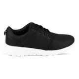 Boys Black Lace Up Trainer