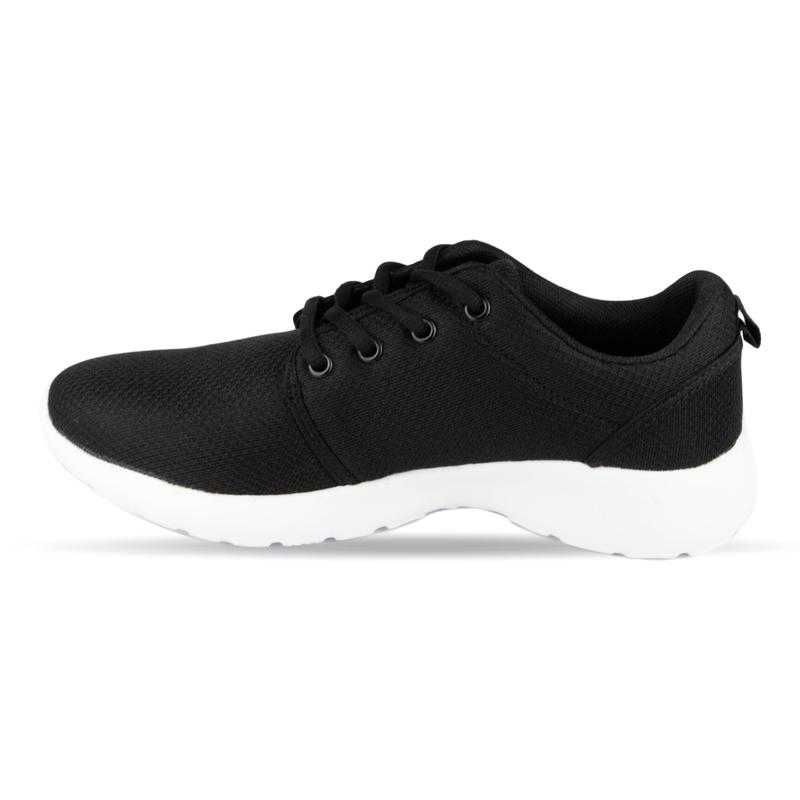 Kids Black Velcro Fasten Plimsoll - Watney Shoes 