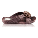 Womens Mule Sandals Brown M - Watney Shoes 