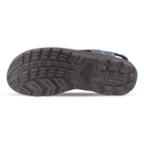 Mens Navy Touch Fasten Sandal - Watney Shoes 