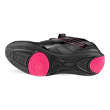 Black Pink Strap Trainers - Watney Shoes 